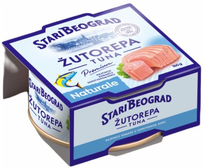 TUNA ZUTOREPA U SOPSTVENOM SOKU 160G STARI BEOGRAD