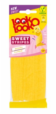 BOMBONE GUMENE BANANA STRIPES LOL 90G