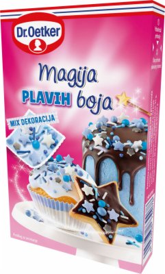 UKRAS ZA TORTU MAGIJA PLAVIH BOJA DR. OETKER 70G