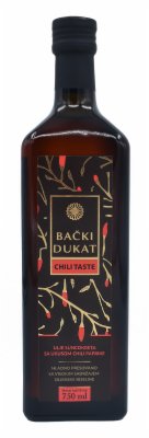ULJE SUNCOKRETOVO ČILI PAPRIKA BAČKI DUKAT 750ML