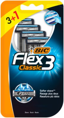 BRIJAC MUSKI FLEX3 CLASSIC BLISTER 3+1 KOM BIC