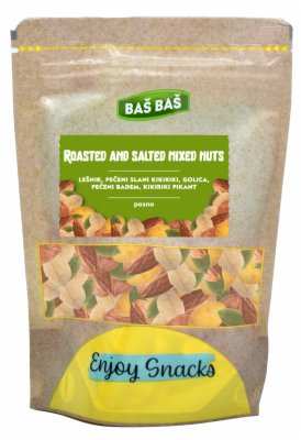 MIX ROASTED AND SALTED NUTS BAS BAS 200G