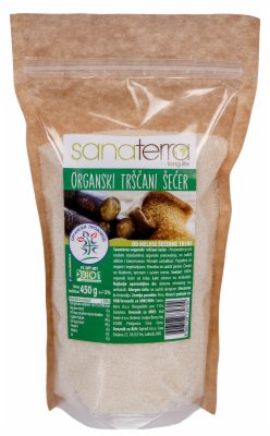 ŠEĆER ORGANSKI TRŠČANI SANATERRA 450G