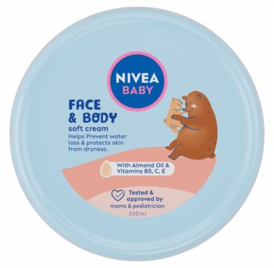 KREMA BABY ZA LICE I TELO SOFT NIVEA 200ML