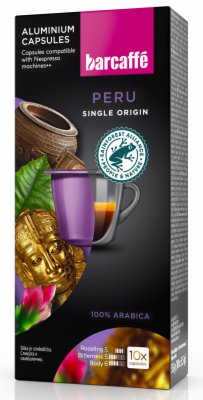 KAFA ESPRESSO BARCAFFE SO PERU NC ALU KAPSULE 55G