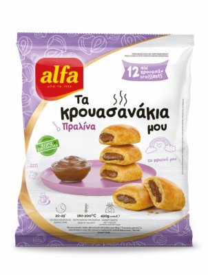SMRZNUTI KROASANI SA KREMOM OD LEŠNIKA ALFA 450G