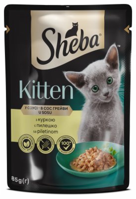 HRANA ZA MAČKE PILETINA U SOSU SHEBA 85G