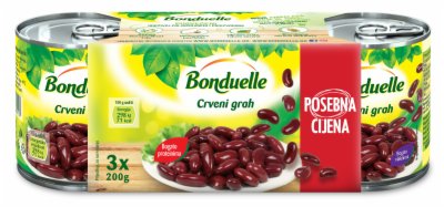 PASULJ CRVENI BONDUELLE 3X200G LIM.