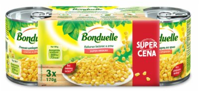 KUKURUZ ŠEĆERAC BONDUELLE 3X170G LIM.