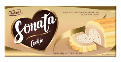 SLADOLED SONATA COOKIE BAŠ BAŠ 640ML