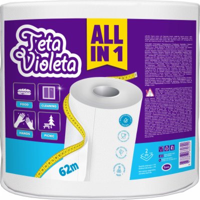 UBRUS ALL IN 1 2SL TETA VIOLETA 1/1