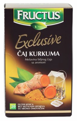 ČAJ KURKUMA EXL  FRUCTUS 44G