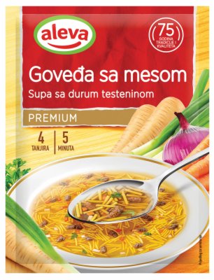 SUPA BISTRA GOVEĐA SA MESOM ALEVA 50G