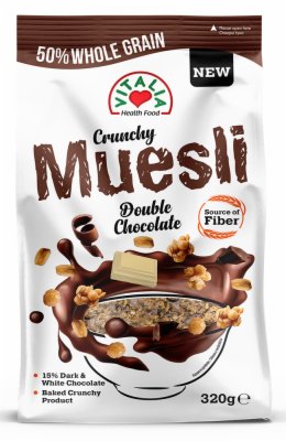 MUSLI CRUNCHY DUPLA ČOKOLADA VITALIA 320G