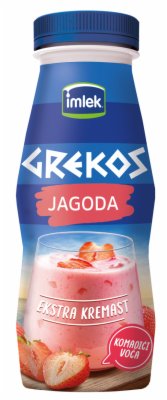 JOGURT GREKOS JAGODA EKSTRA KREMAST 250G