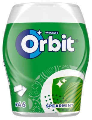 ŽVAKE SPEARMINT BOTTLE ORBIT 46G BOČICA