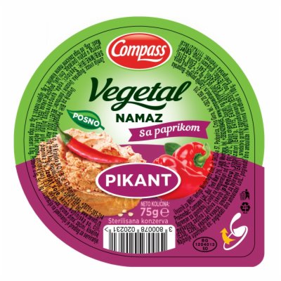 NAMAZ VEGETAL PIKANT COMPASS 75G