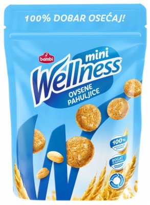 KEKS INTEGRALNI MINI OVSENE WELLNESS 70G