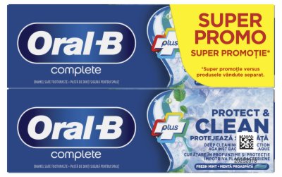 PASTA ZA ZUBE COMPLETE PROT&CLEAN ORAL-B 2X75ML