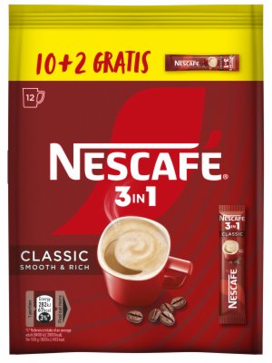 KAFA INSTANT NESCAFE 3U1 CLASIC 10+2 186G KESA