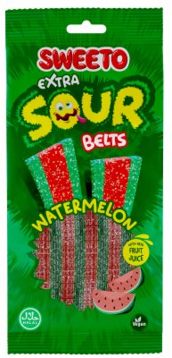 BOMBONE GUMENE KISELE TRAKE LUBENICA SWEETO 75G