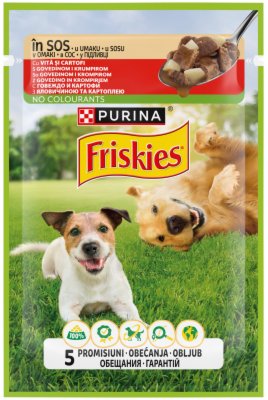 HRANA ZA PSE PRELIV MESO GOVEDINA FRISKIES 85G