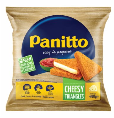 SMRZNUTI POHOVANI TROUGLIĆI SIRA PANITTO 460G