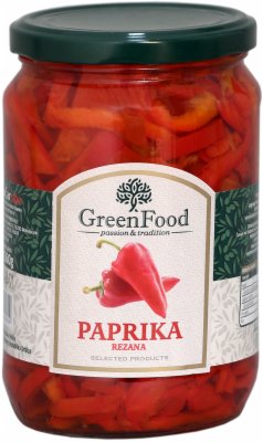 PAPRIKA CRVENA REZANA GREEN FOOD 680G