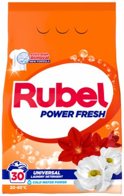 DETERDŽENT ZA VEŠ POWER FRESH 30PR RUBEL 2.25KG