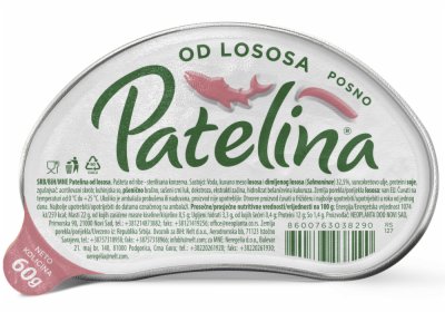 PAŠTETA OD LOSOSA PATELINA 60G