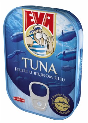 TUNA FILETI U BILJNOM ULJU EVA 100G