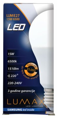 SIJALICA LED LUME27 15W 6500K 1510LM