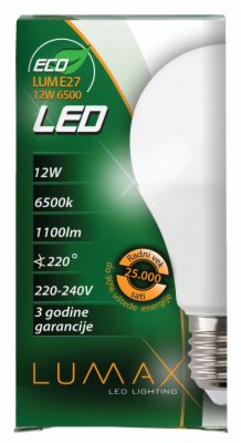 SIJALICA LED ECO LUME27 12W 6500K 1100LM