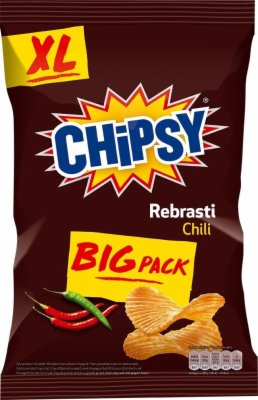 ČIPS REBRASTI CHILI CHIPSY 210G