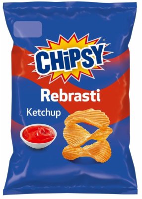 ČIPS REBRASTI KETCHUP CHIPSY 60G