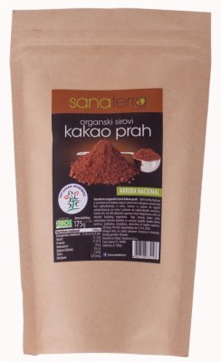 KAKAO PRAH ORGANSKI SIROVI SANATERRA 175G