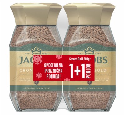KAFA INSTANT CRONAT GOLD 200G JACOBS 1+1 GRATIS