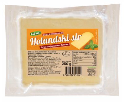 SIR HOLANDSKI 60 DANA ZRENJA BAŠ BAŠ 250G