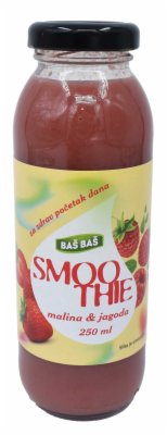 SOK SMOOTHIE MALINA I JAGODA BAŠ BAŠ 250ML