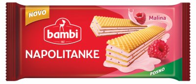 NAPOLITANKE MALINA BAMBI 185G
