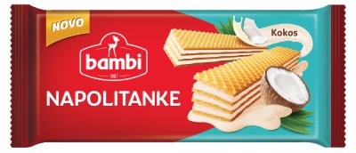 NAPOLITANKE KOKOS BAMBI 185G