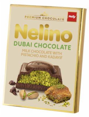 ČOKOLADA MLEČNA DUBAI NELINO 62G