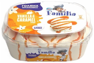 SLADOLED VANILLA&CARAMEL SYRUP FAMILIA 900ML