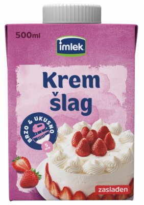 KREM ŠLAG ZASLAĐEN 26%MM IMLEK 500ML TB