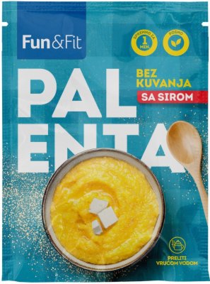 PALENTA KUKURUZNA SA SIROM FUN&FIT 55G