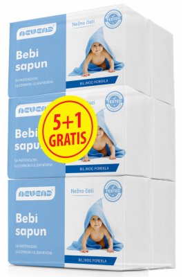 SAPUN BABY PLAVI NEVENA 78G 5+1 GRATIS