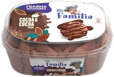 SLADOLED COCOA&COCOA SYRUP FAMILIA 900ML
