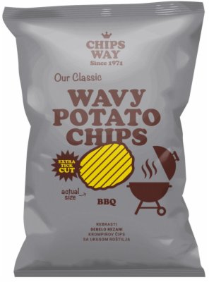 ČIPS PEKARSKI BBQ CHIPS WAY 150G