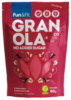 OVSENA GRANOLA ČOKO VIŠNJA FUN&FIT 60G