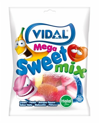 BOMBONE GUMENE MEGA SWEET MIX VIDAL 90G